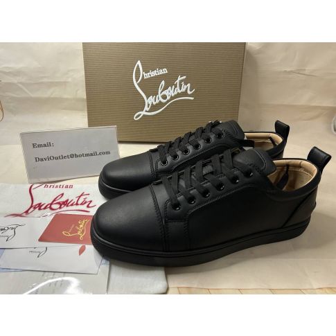 Christian Louboutin Louis Junior SP Black/black Calf Sneaker 
